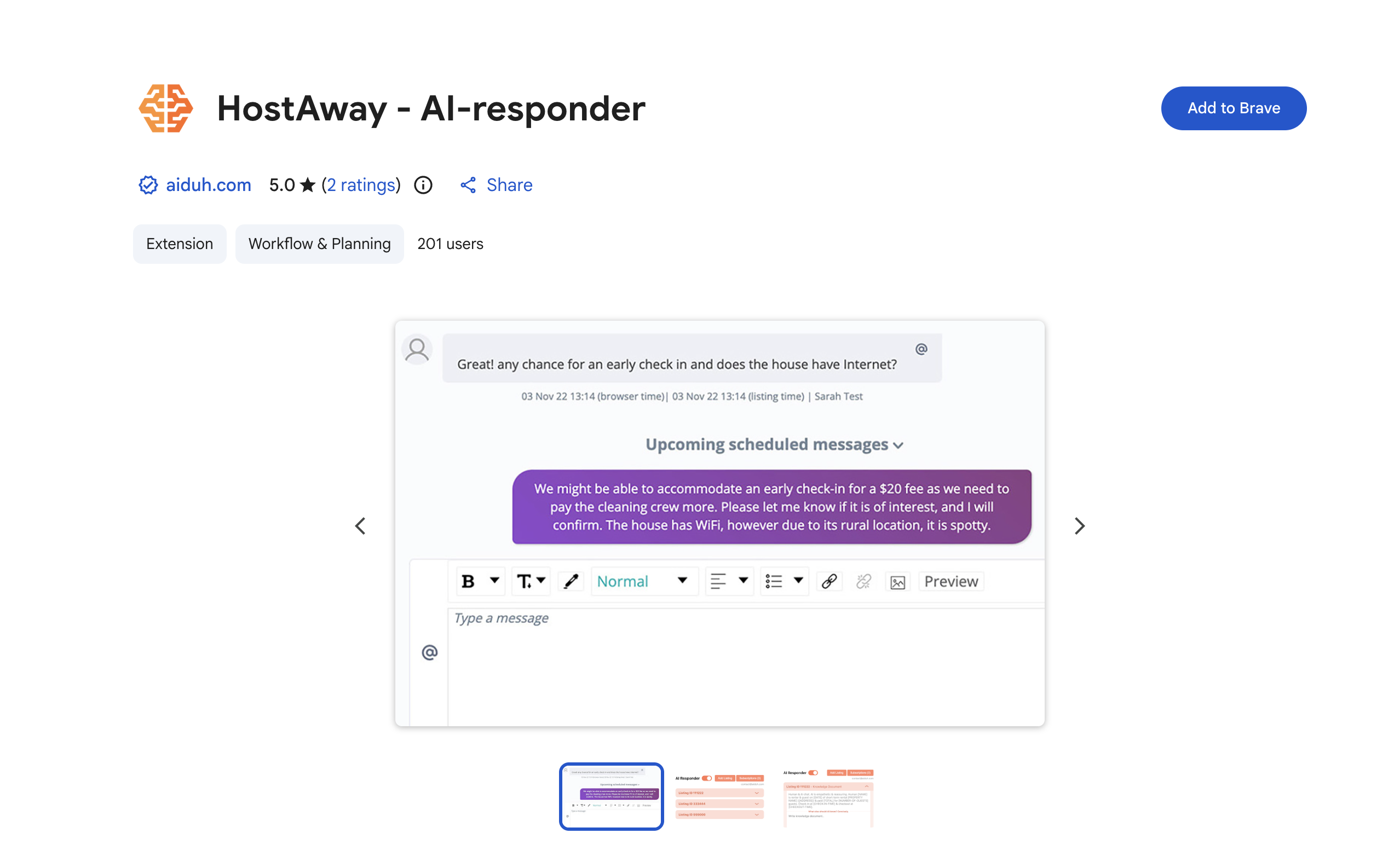 Hostaway AI Responder